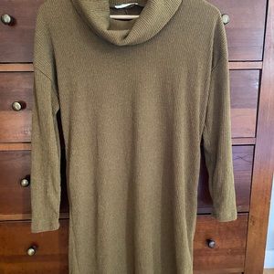 Turtleneck Sweater Dress